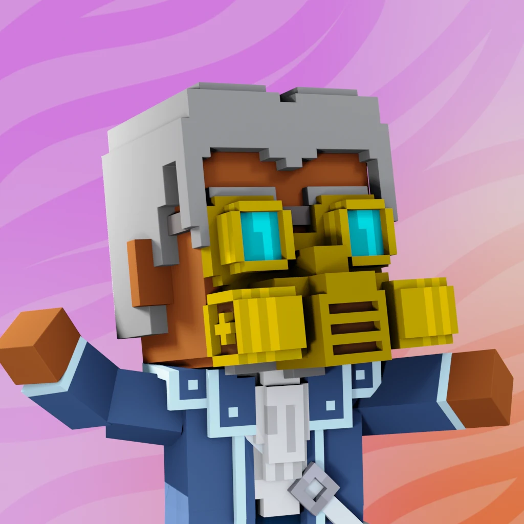 Pirate #8071 voxel render