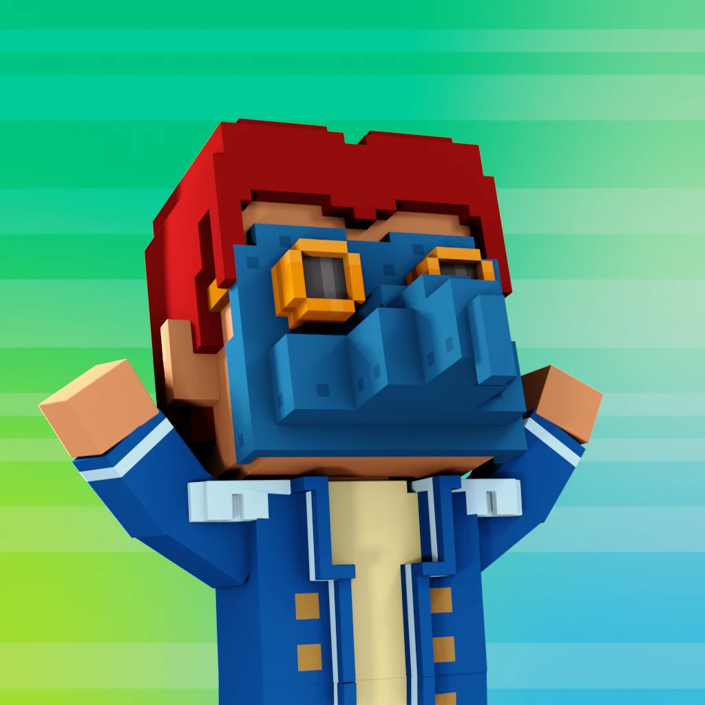 Pirate #8076 voxel render