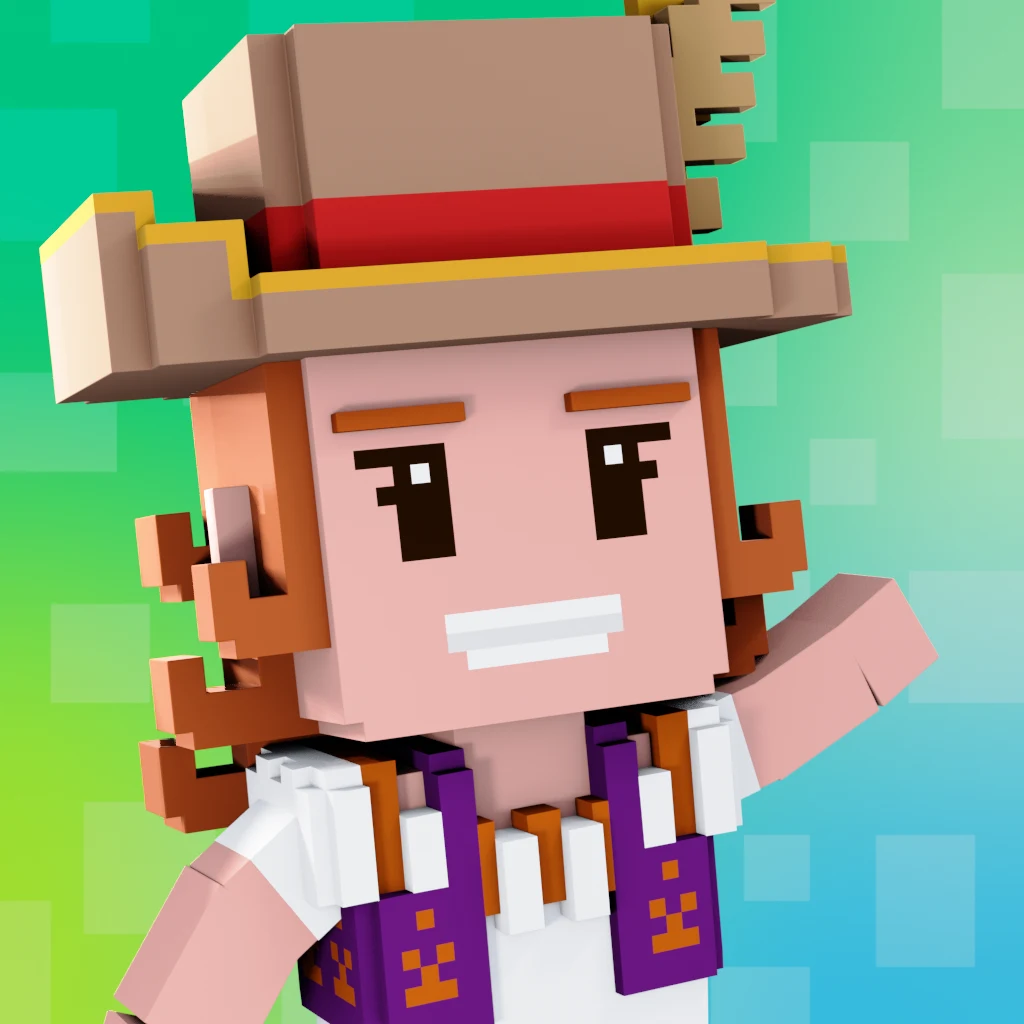 Pirate #8079 voxel render
