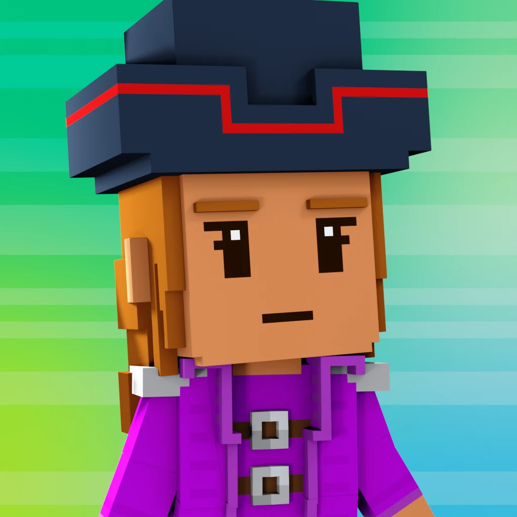 Pirate #8080 voxel render