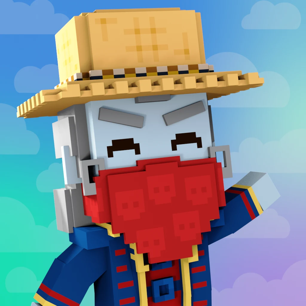 Pirate #8081 voxel render