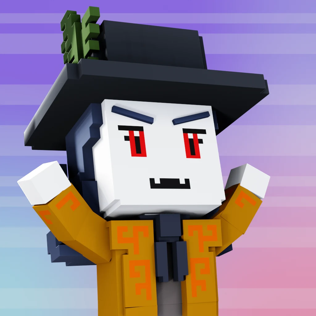 Pirate #8084 voxel render