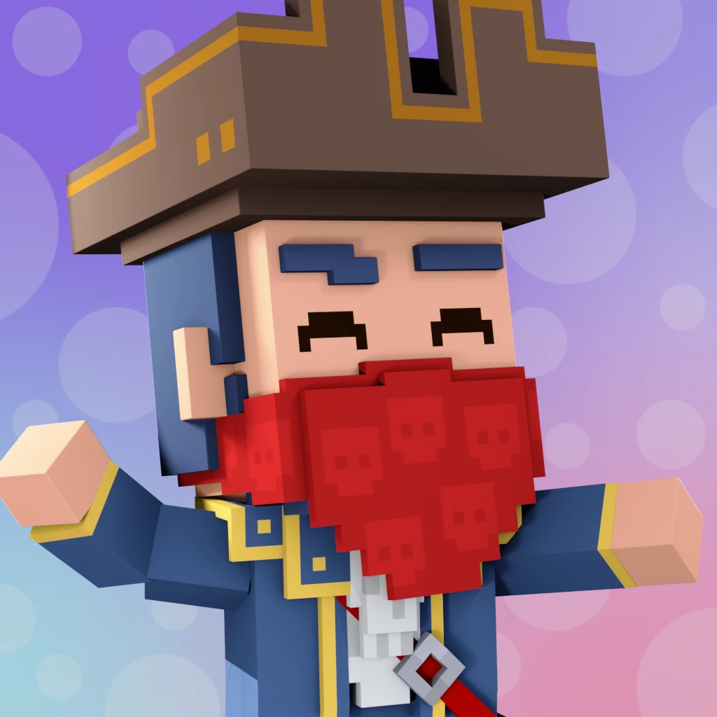 Pirate #8085 voxel render