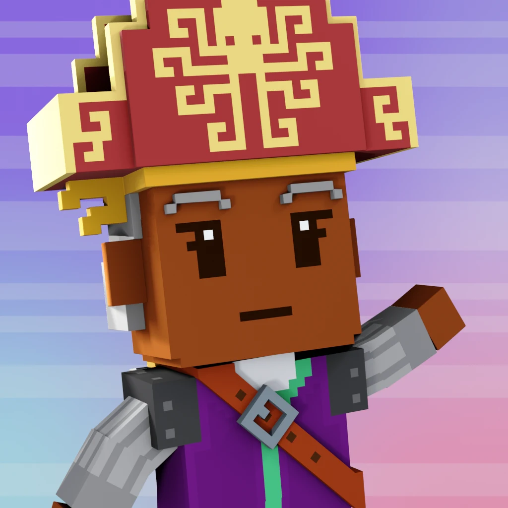 Pirate #8086 voxel render