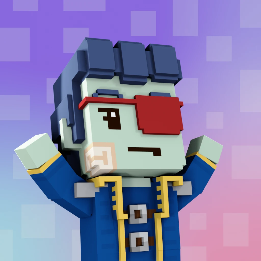 Pirate #8087 voxel render