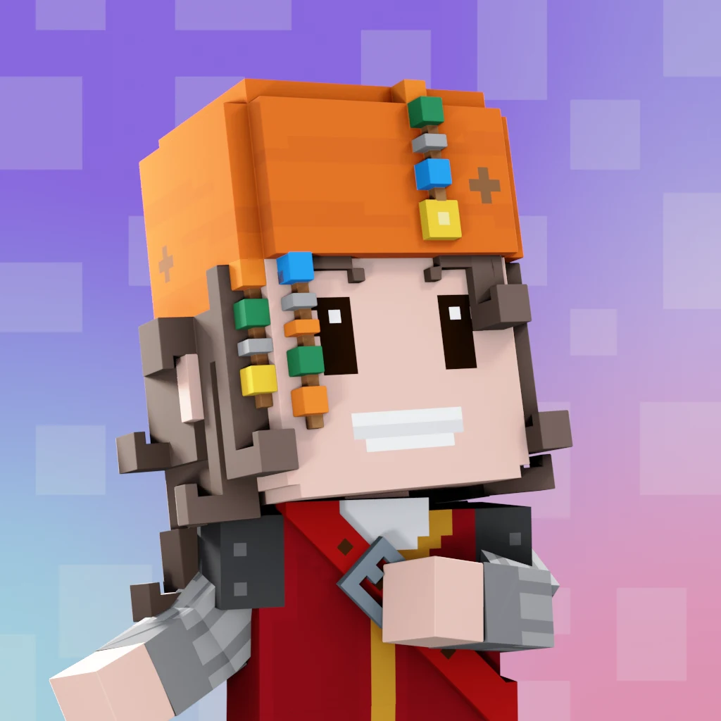 Pirate #809 voxel render