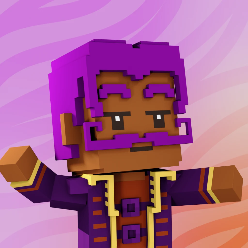 Pirate #8090 voxel render