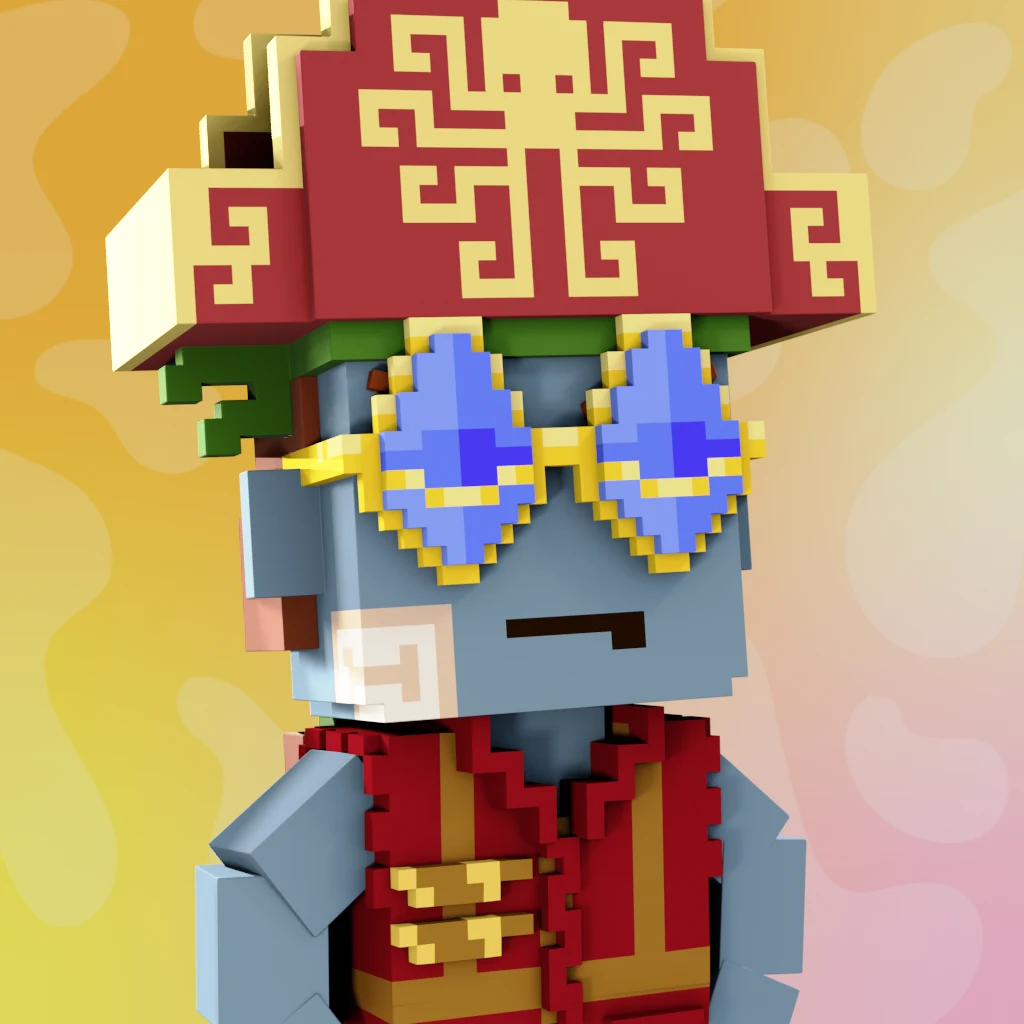 Pirate #8091 voxel render