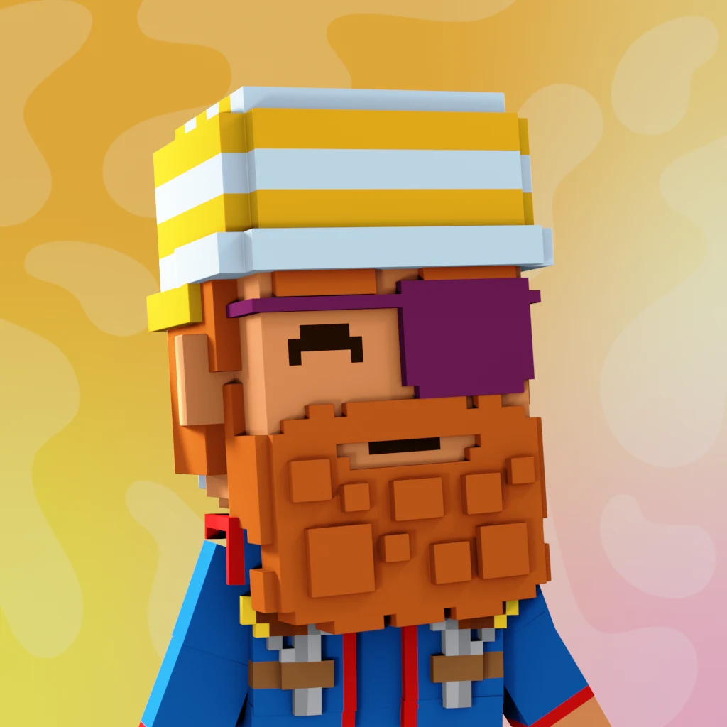Pirate #8095 voxel render