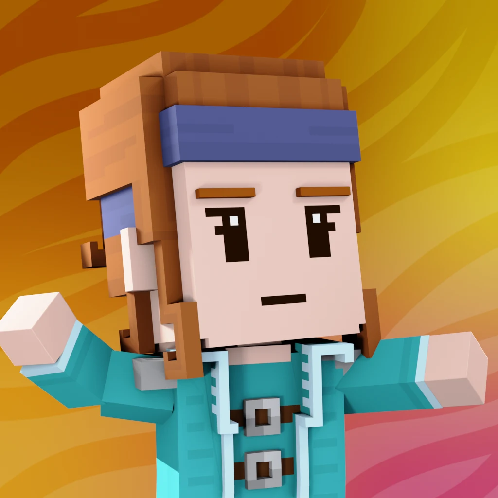 Pirate #8097 voxel render