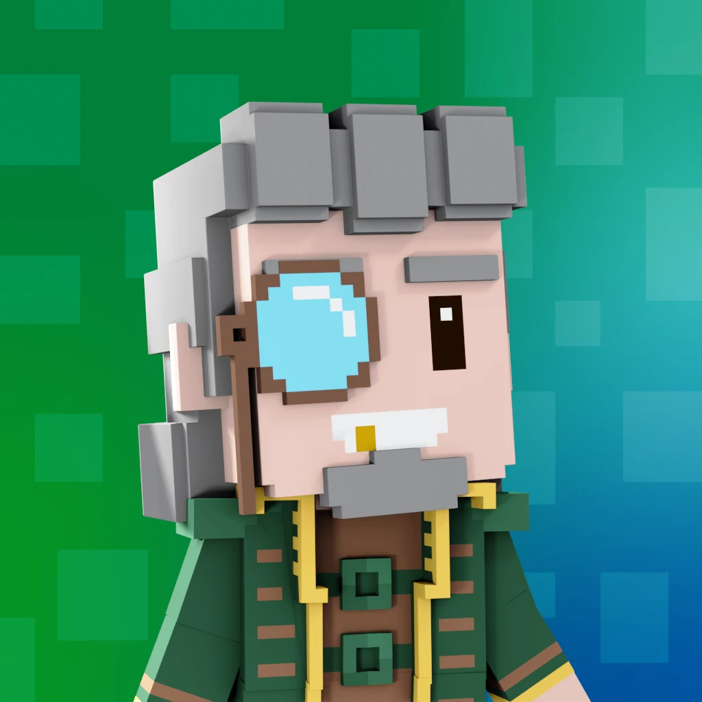 Pirate #8098 voxel render