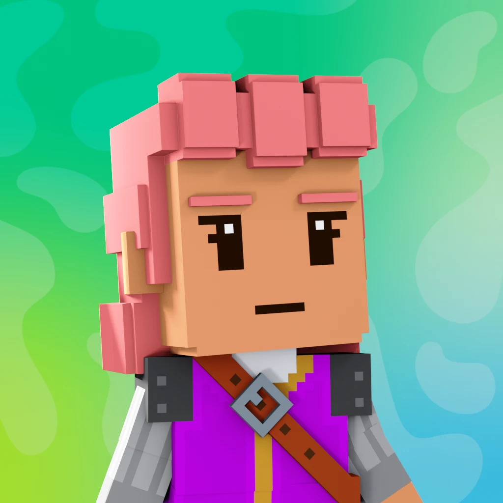 Pirate #8100 voxel render