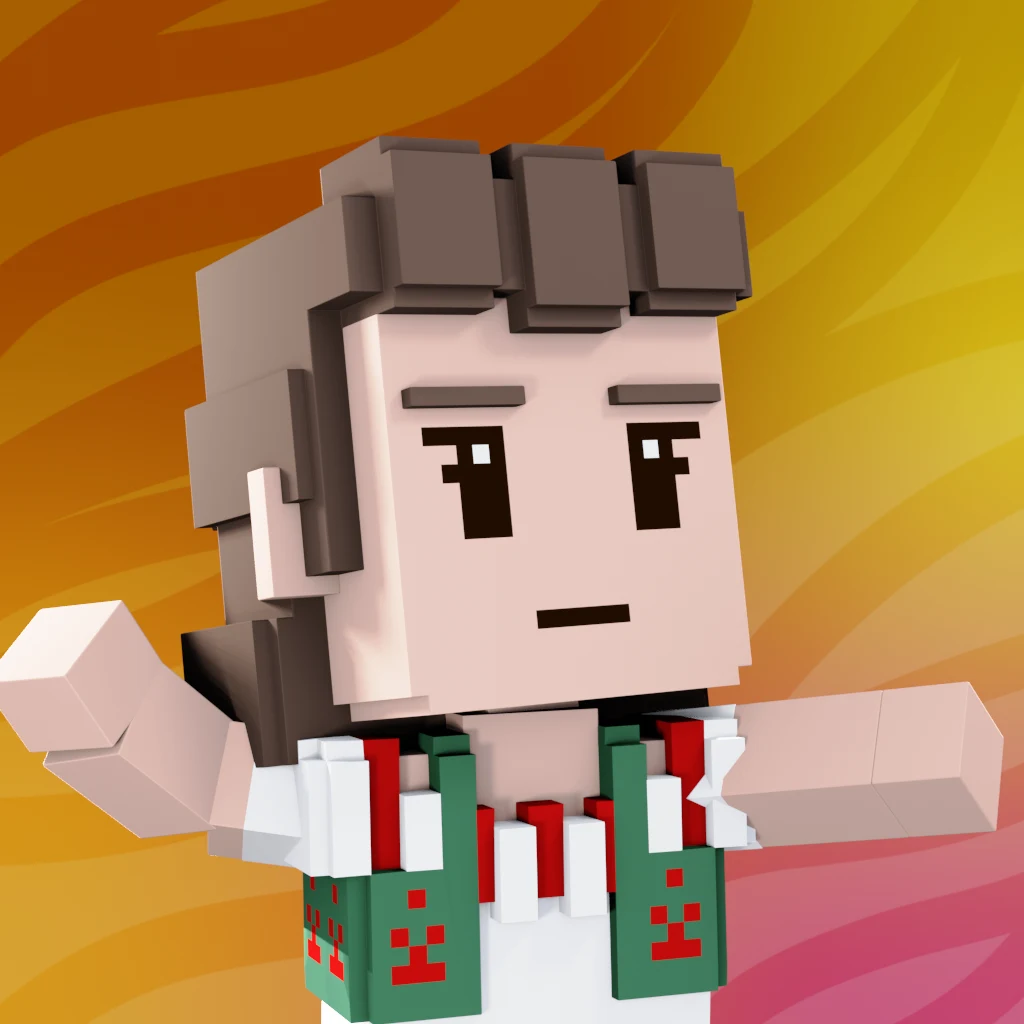 Pirate #8104 voxel render
