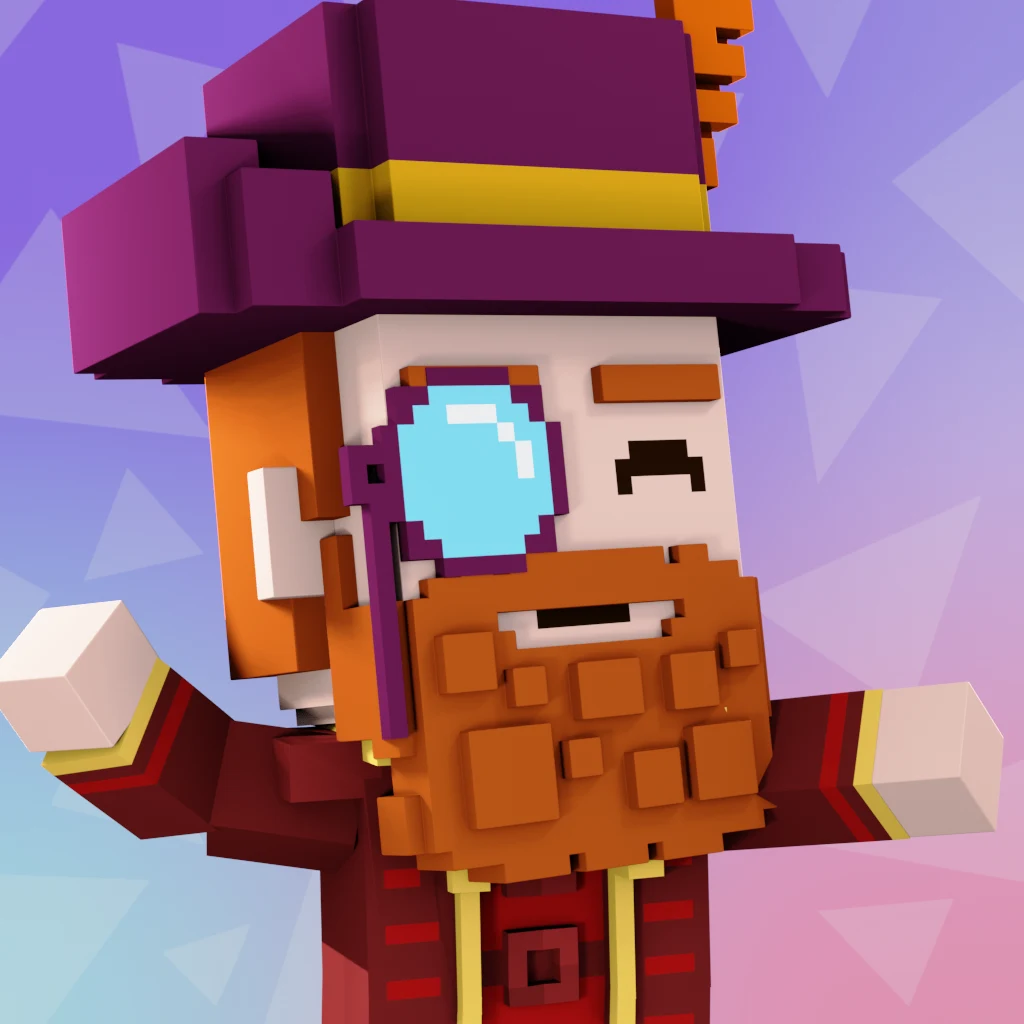 Pirate #8106 voxel render