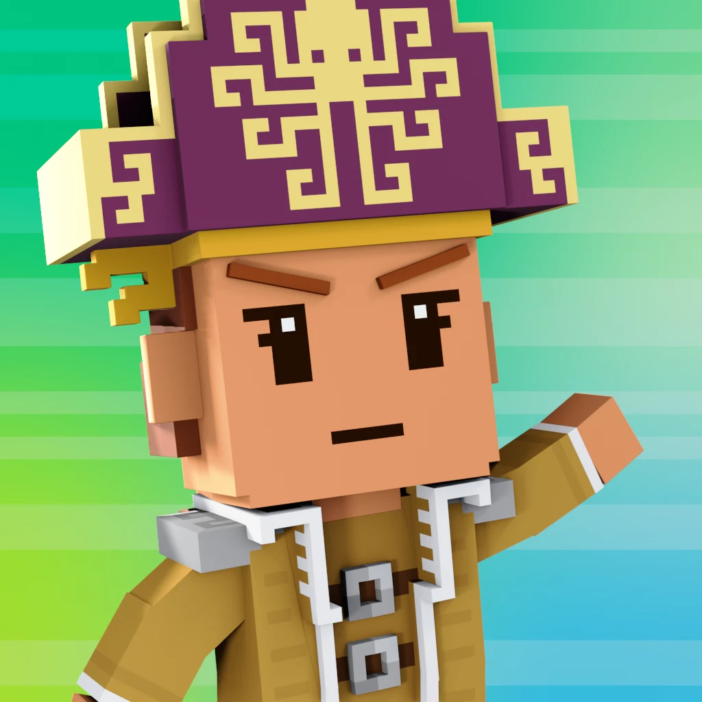 Pirate #8107 voxel render
