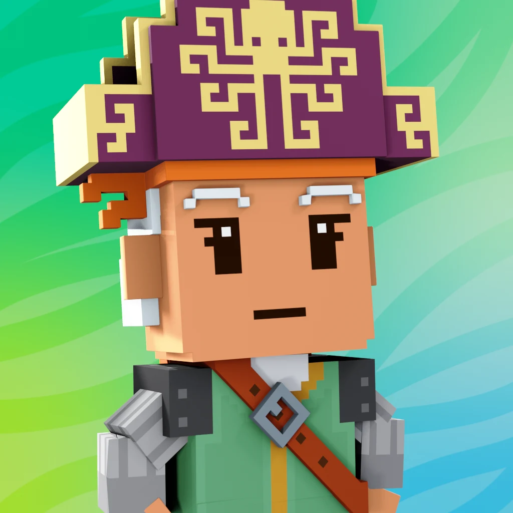 Pirate #8108 voxel render