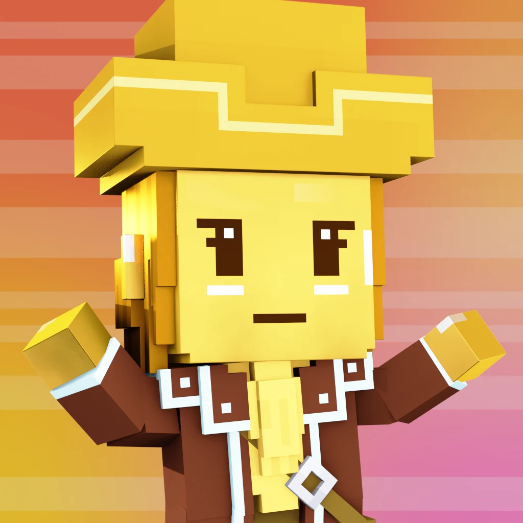 Pirate #811 voxel render