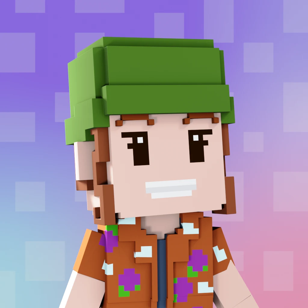 Pirate #8110 voxel render