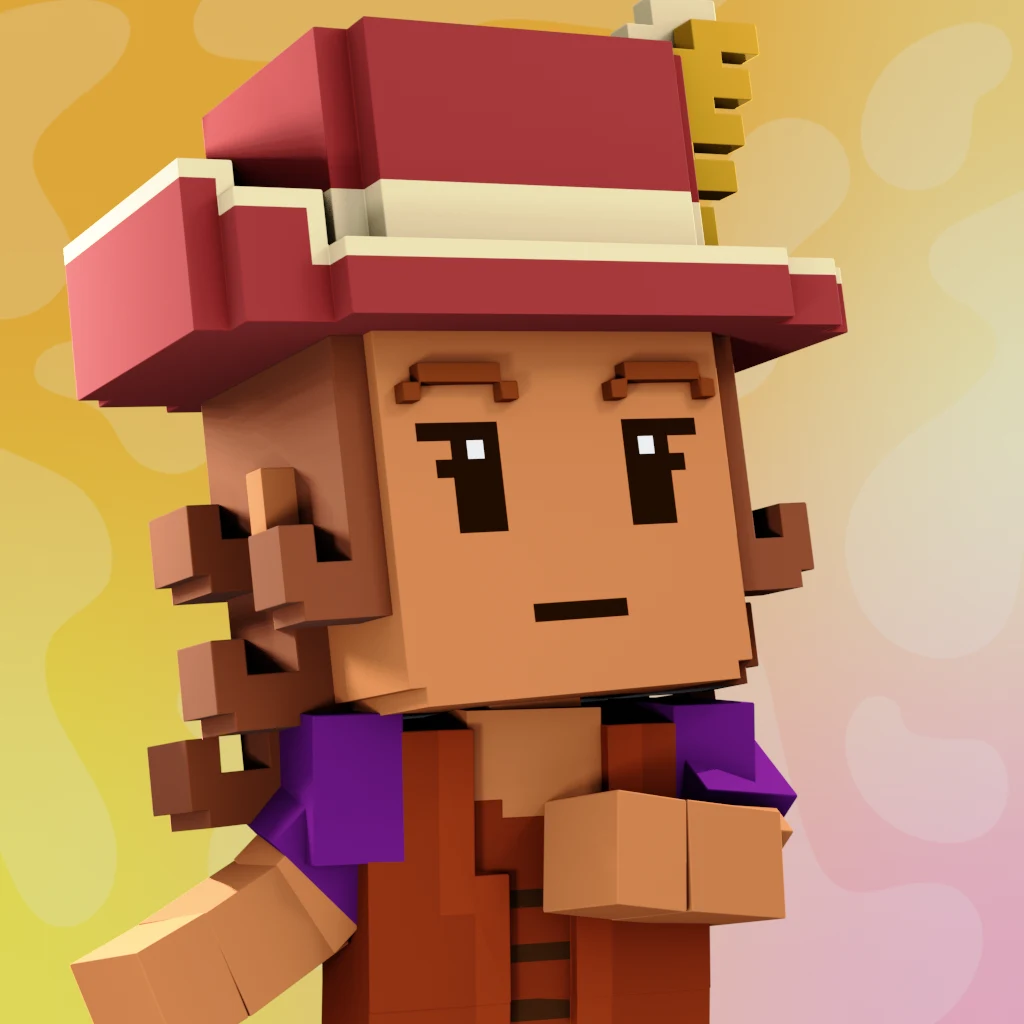 Pirate #8114 voxel render