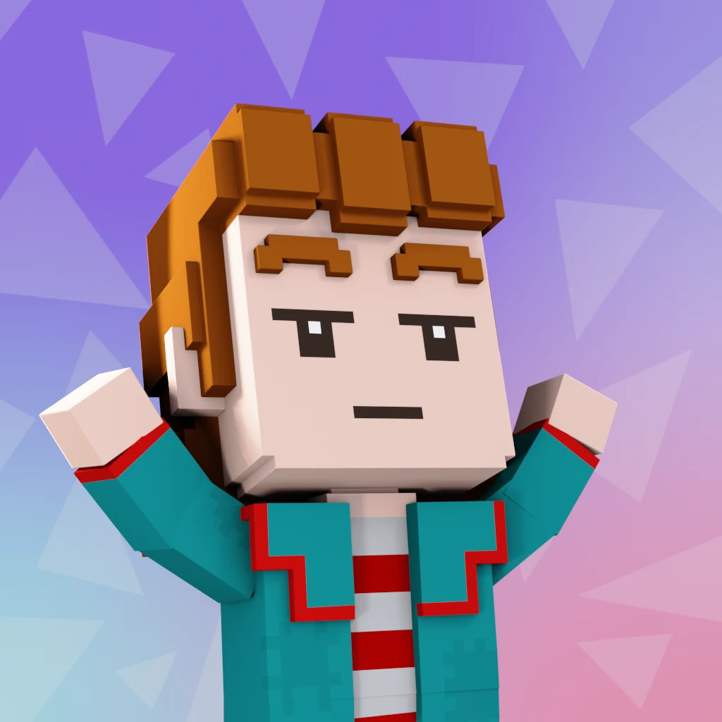 Pirate #8115 voxel render