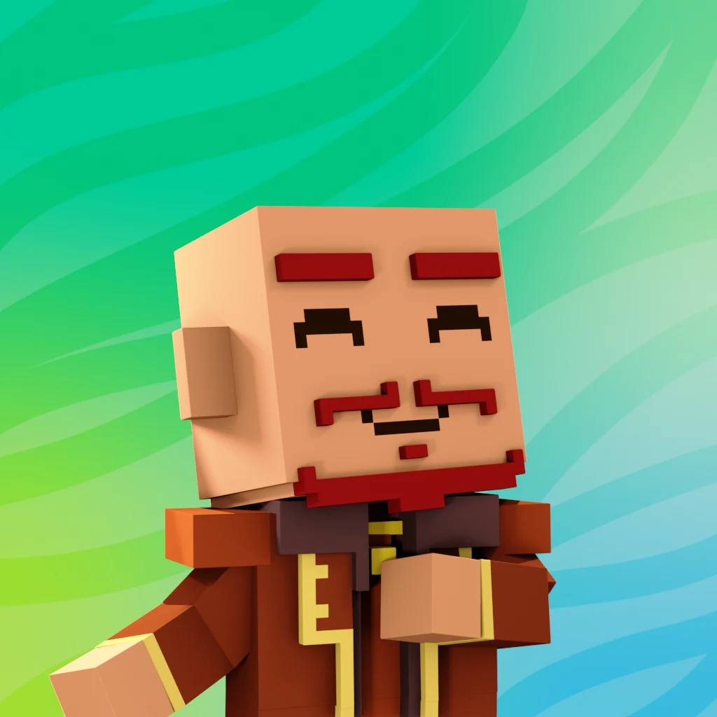 Pirate #8118 voxel render