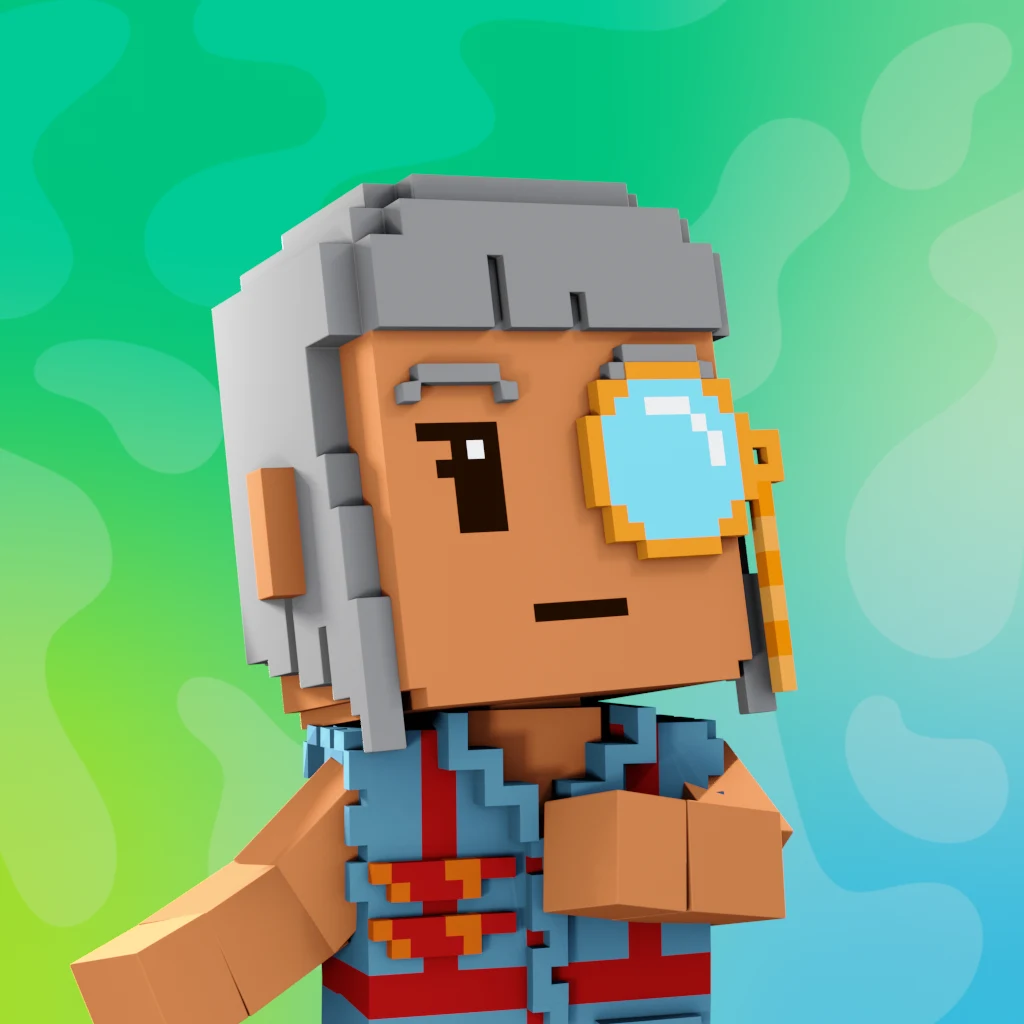 Pirate #812 voxel render
