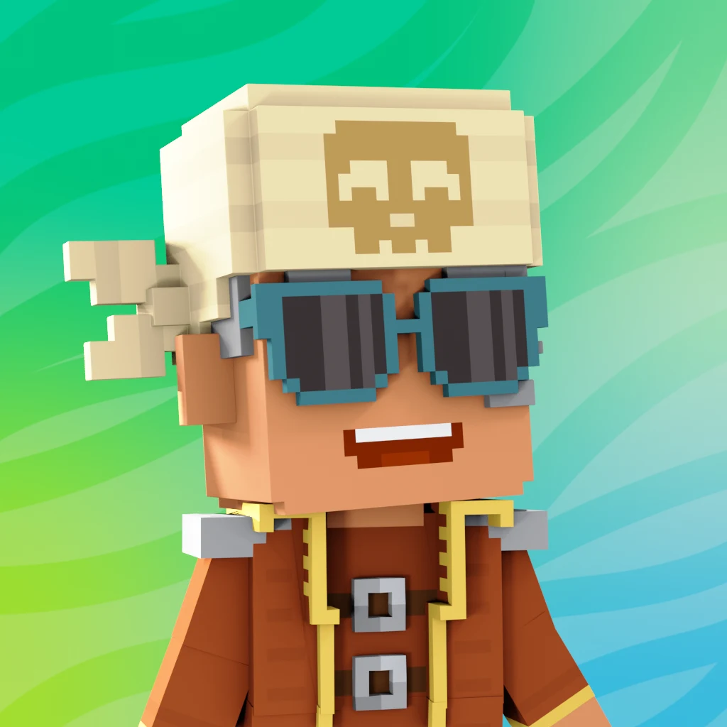 Pirate #8120 voxel render