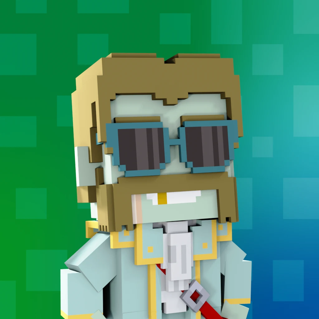 Pirate #8121 voxel render