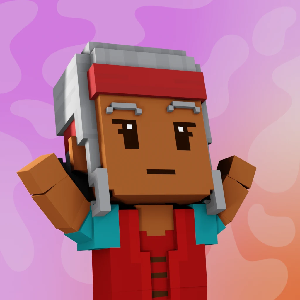 Pirate #8122 voxel render