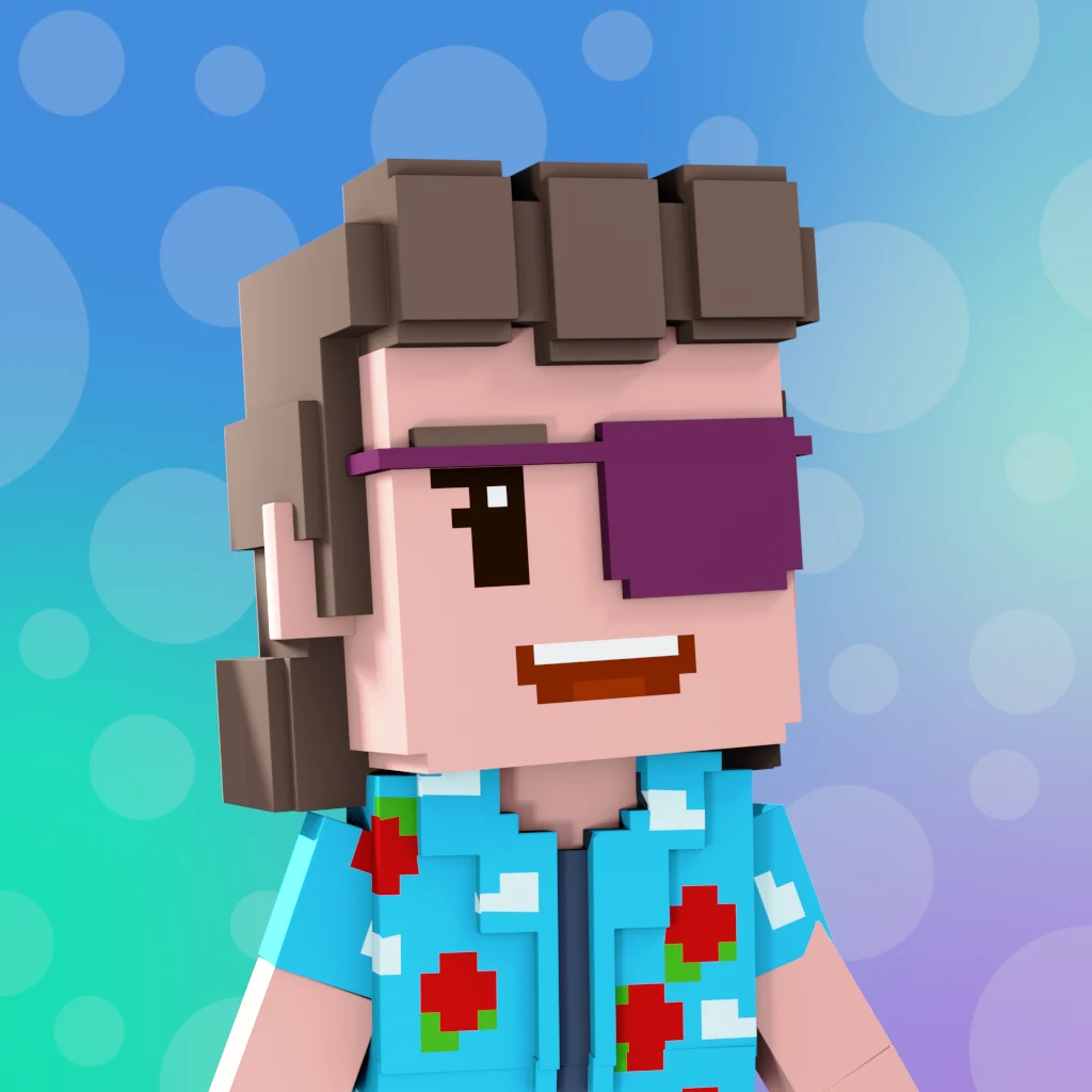Pirate #8129 voxel render