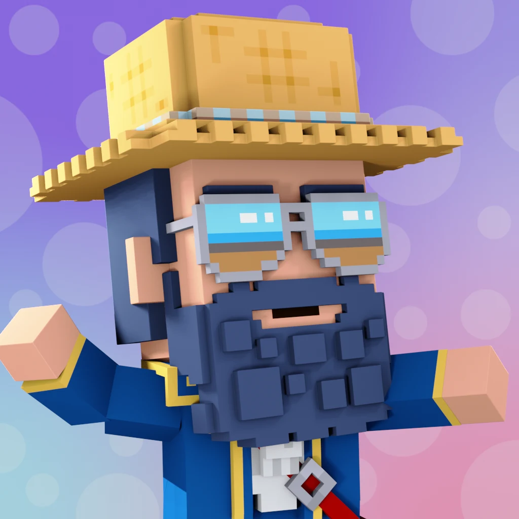 Pirate #813 voxel render