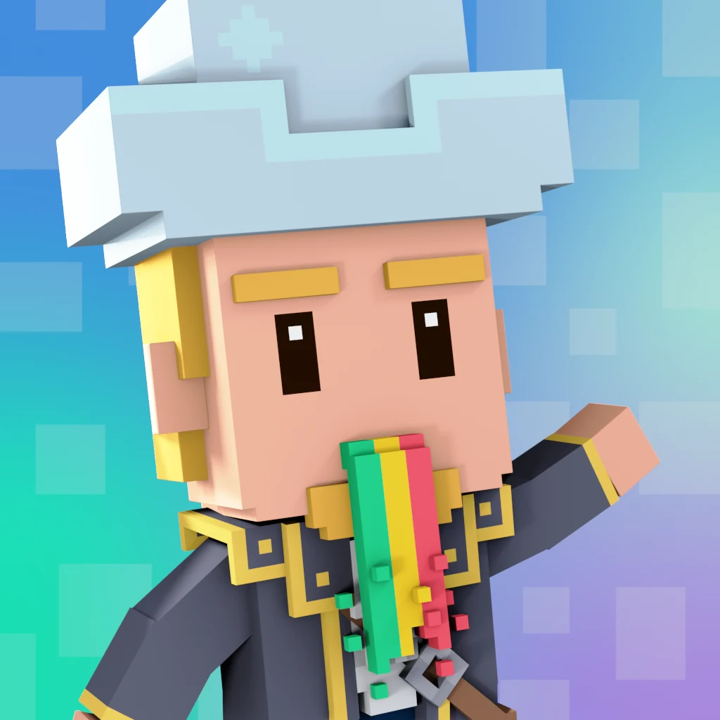 Pirate #8130 voxel render