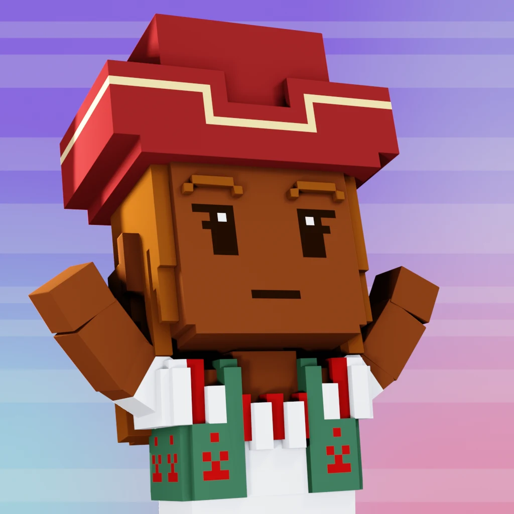 Pirate #8131 voxel render
