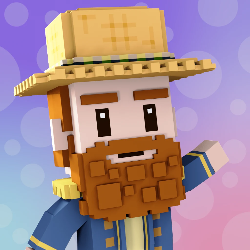 Pirate #8133 voxel render