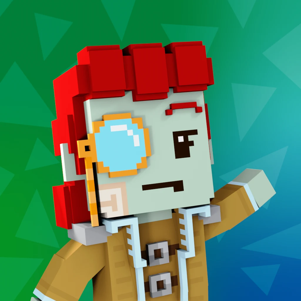 Pirate #8135 voxel render