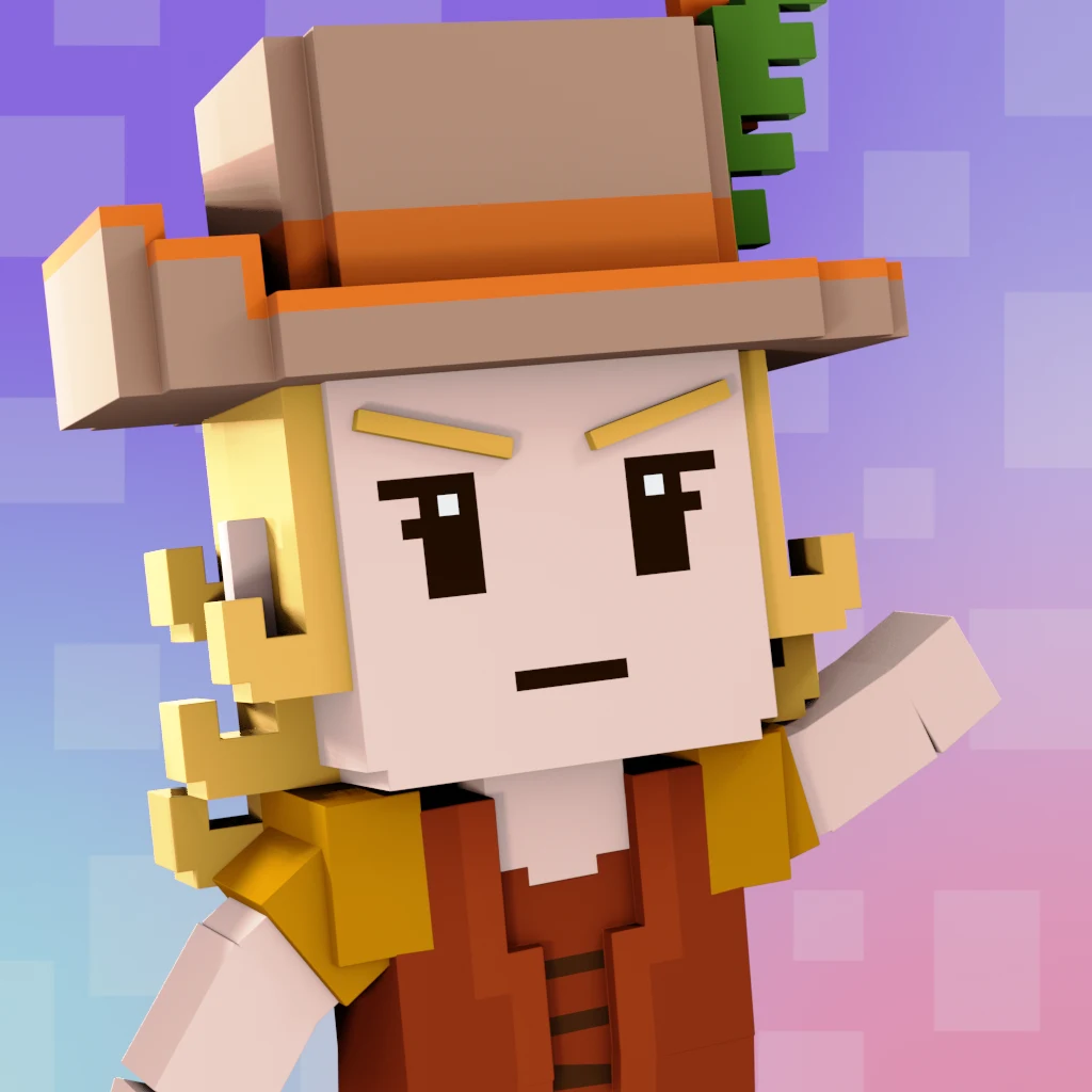 Pirate #8138 voxel render