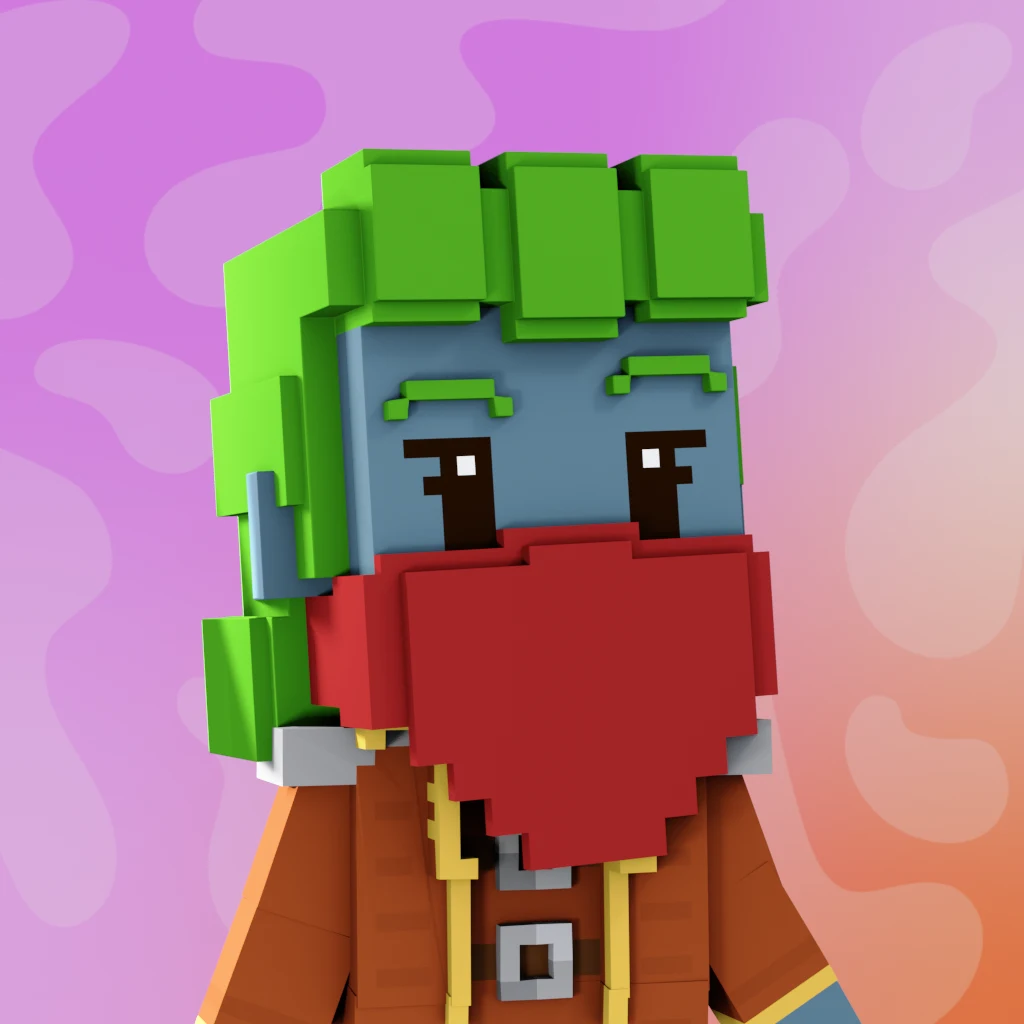 Pirate #8139 voxel render