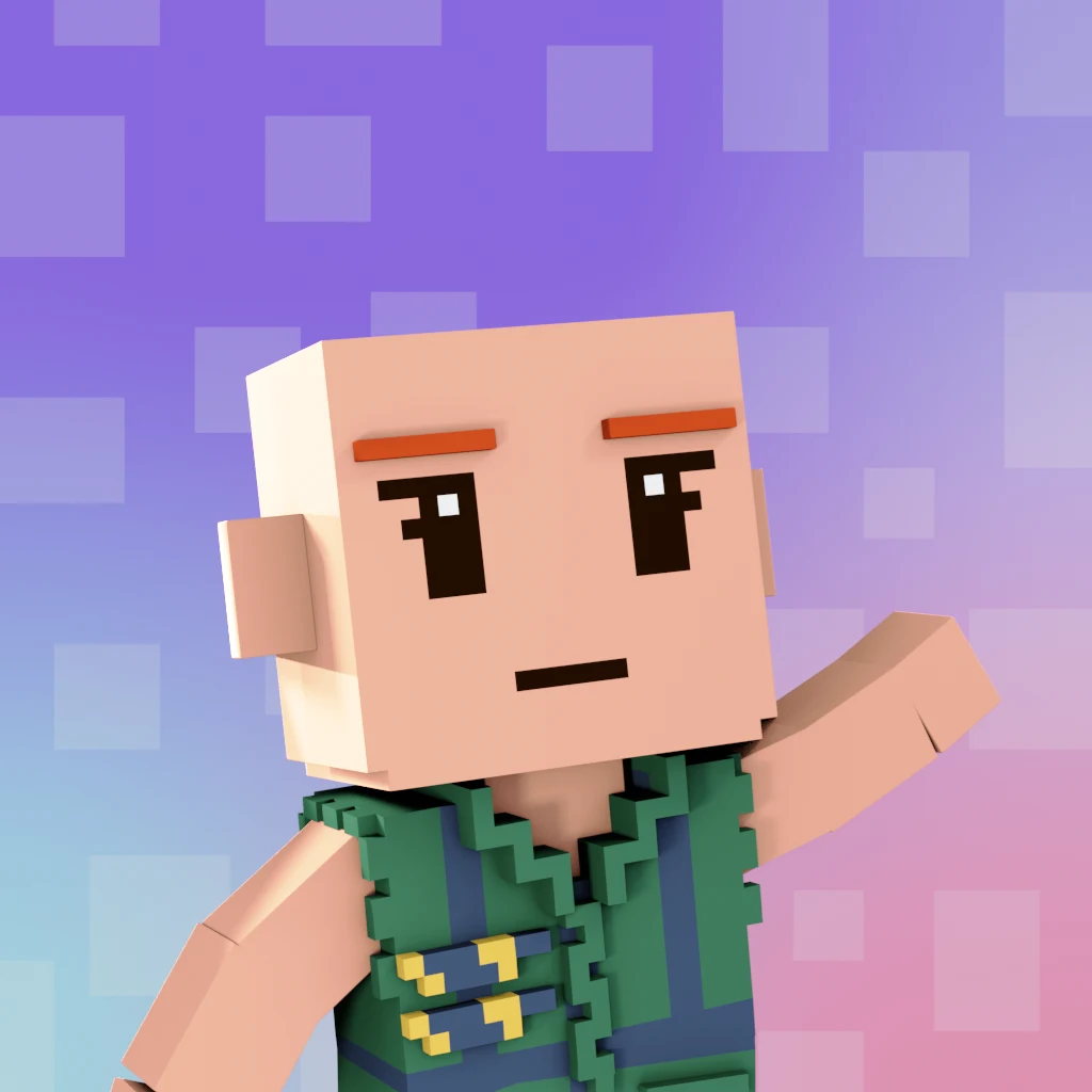 Pirate #8140 voxel render