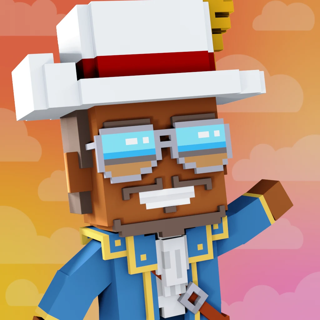 Pirate #8144 voxel render