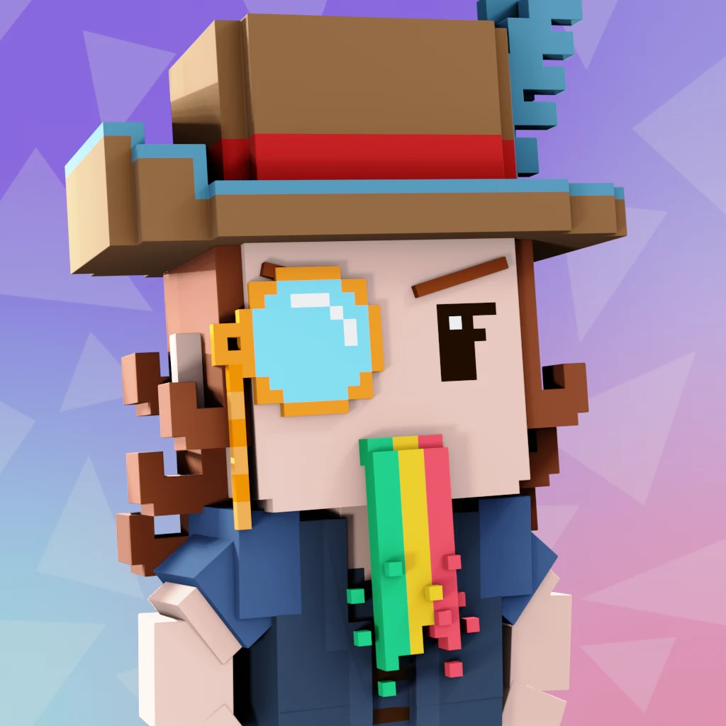 Pirate #8145 voxel render