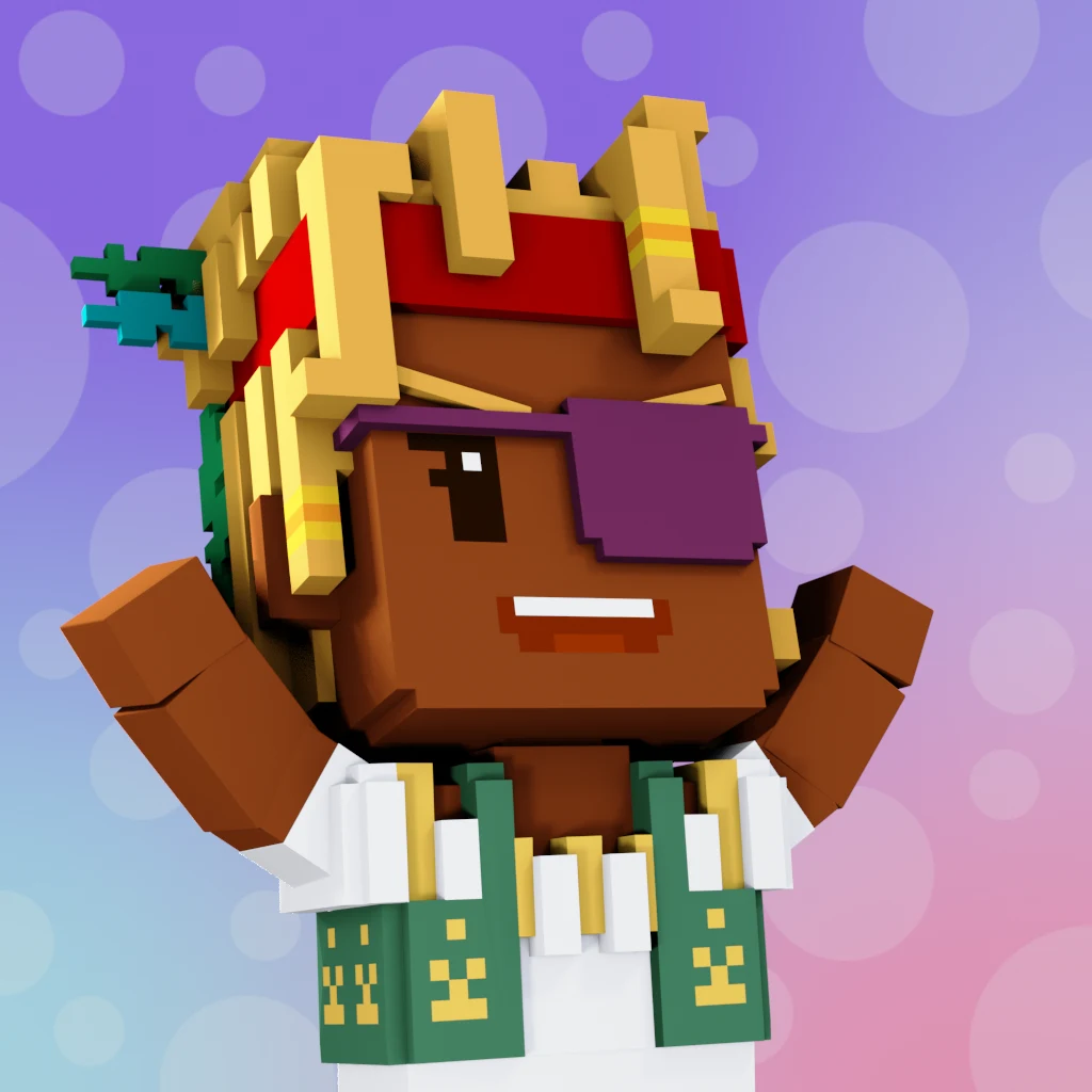 Pirate #815 voxel render