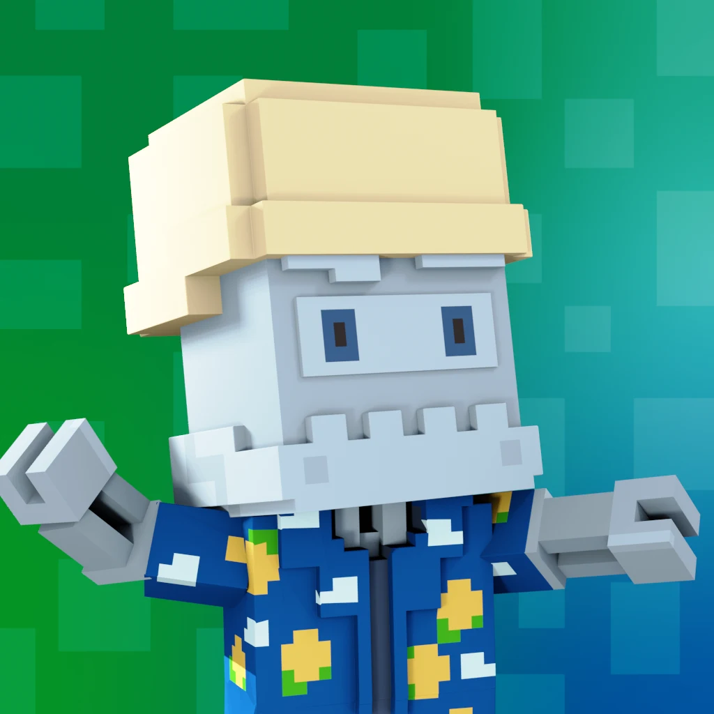 Pirate #8158 voxel render