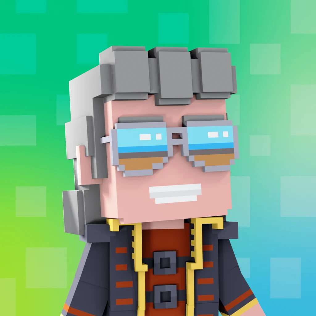 Pirate #8159 voxel render