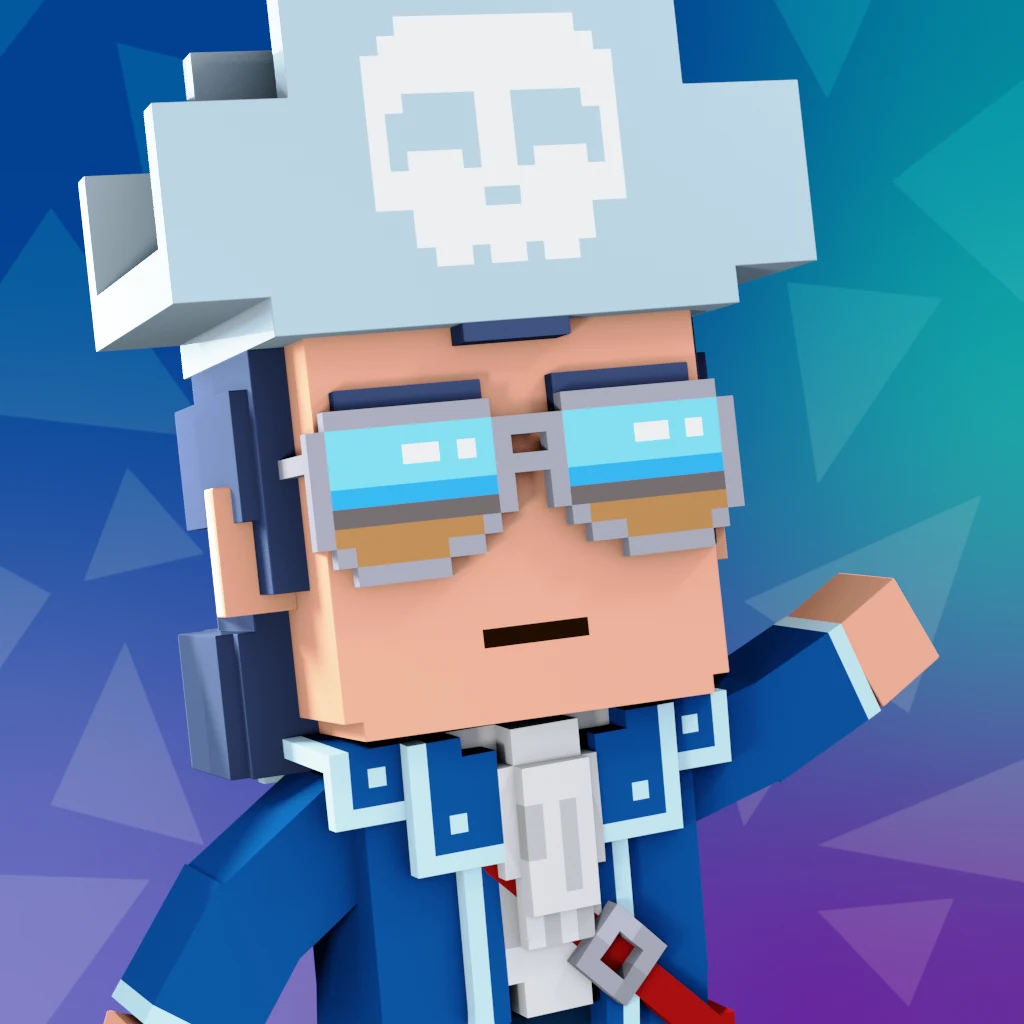 Pirate #816 voxel render