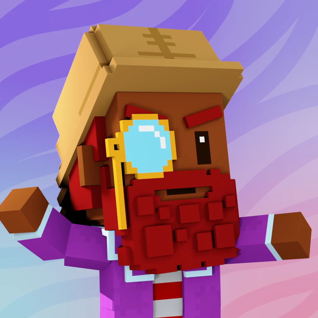 Pirate #8161 voxel render