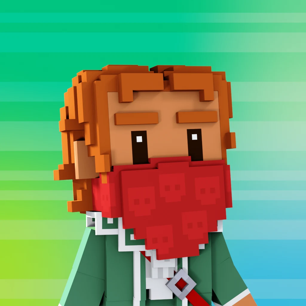 Pirate #8163 voxel render