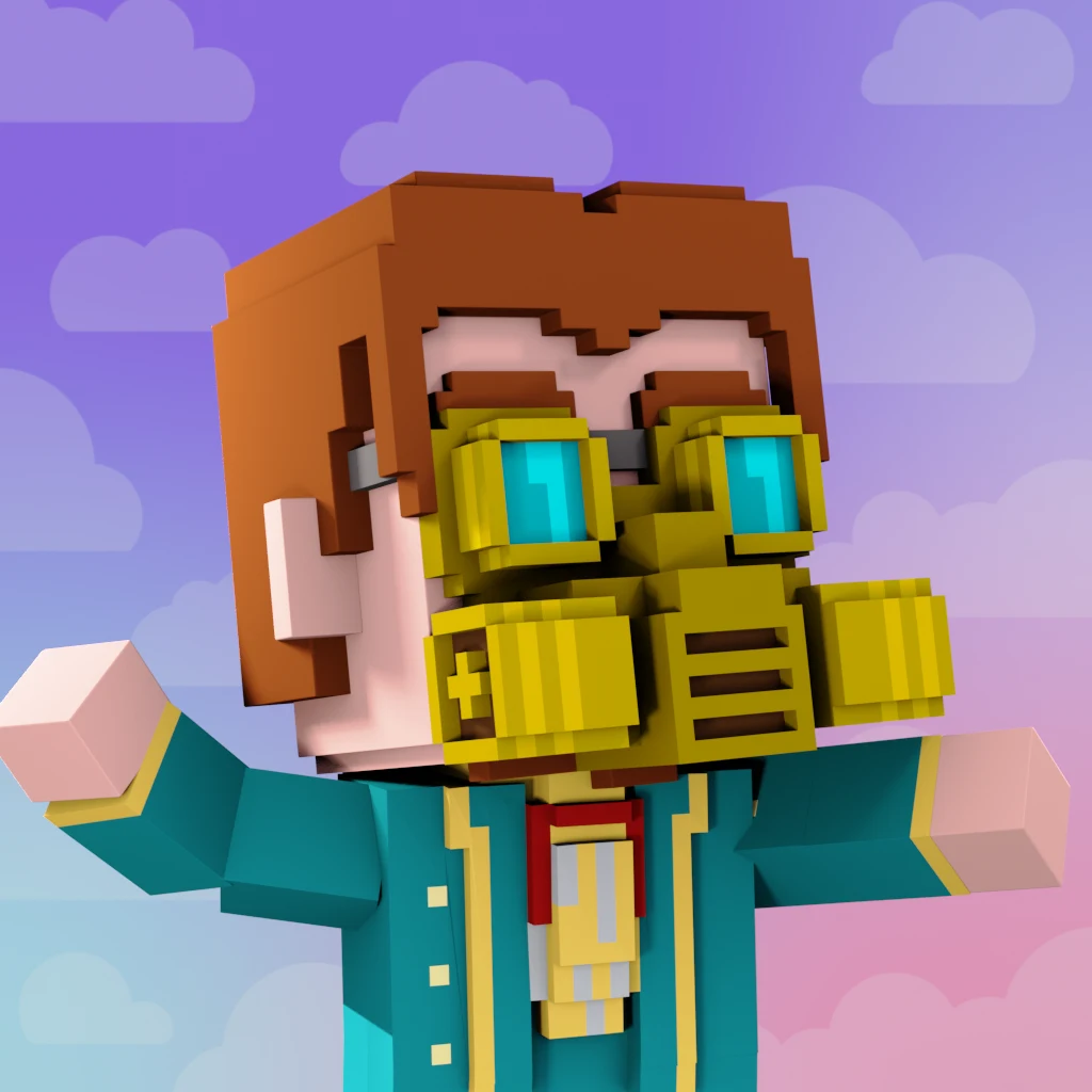 Pirate #8164 voxel render