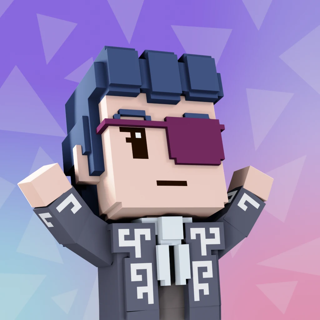 Pirate #8165 voxel render