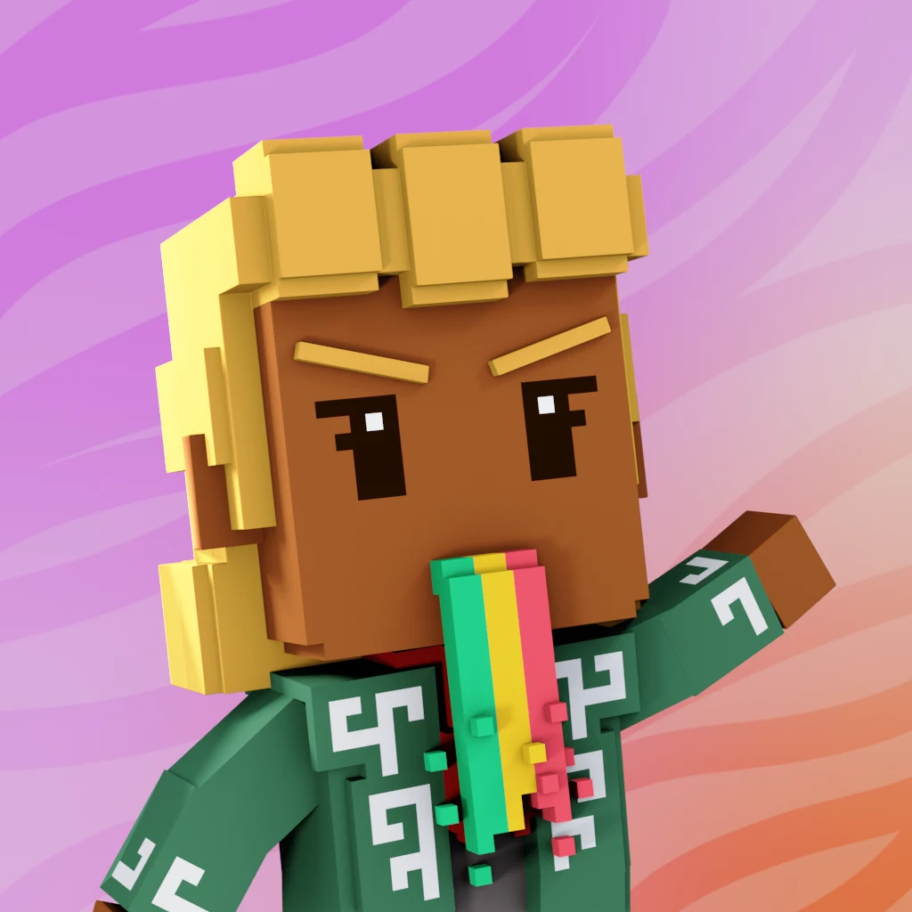 Pirate #8167 voxel render