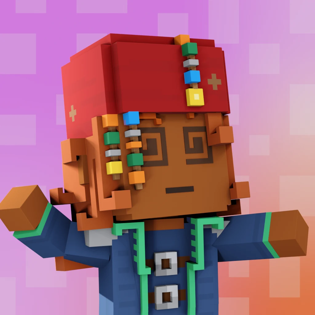 Pirate #817 voxel render